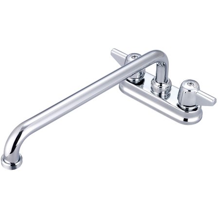 CENTRAL BRASS Two Handle Shell Type Bar/Laundry Faucet in Chrome 0094-H3